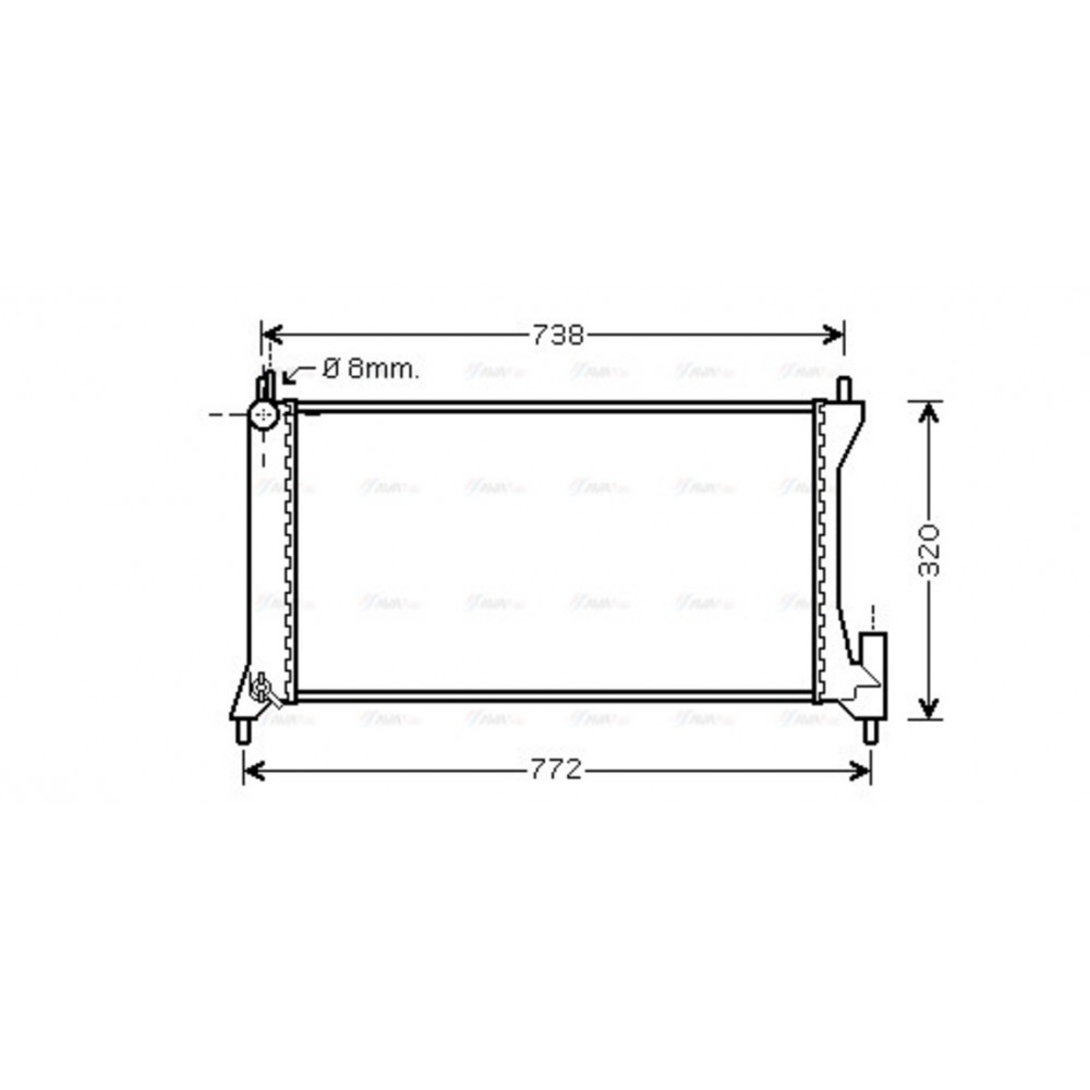 Image for AVA Cooling - Radiator