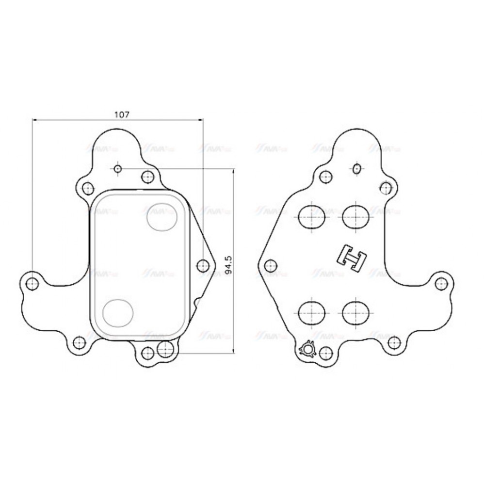 Image for AVA Cooling - Oil Cooler