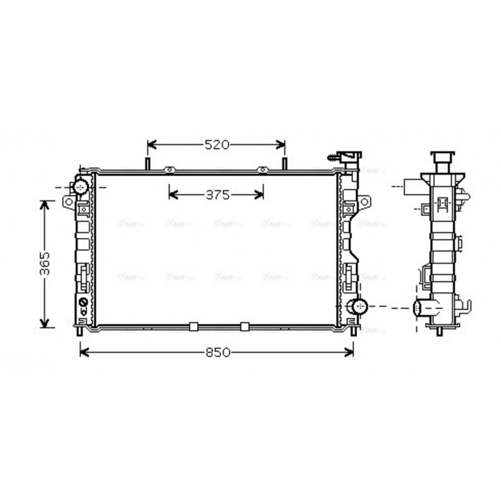 Image for AVA Cooling - Radiator