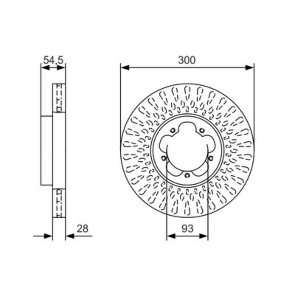 Image for Bosch Brake disc BD2012