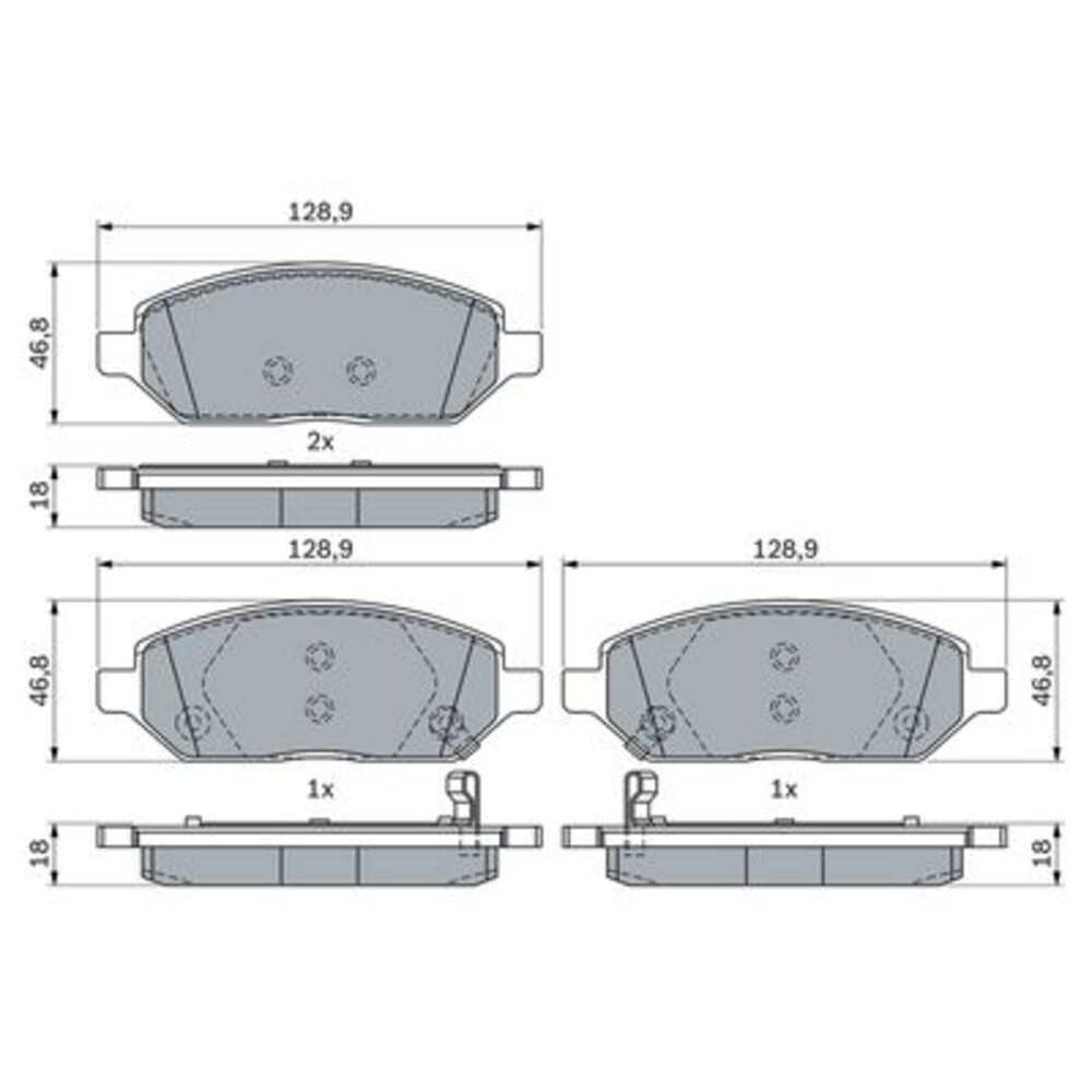 Image for Bosch Brake lining BP2359