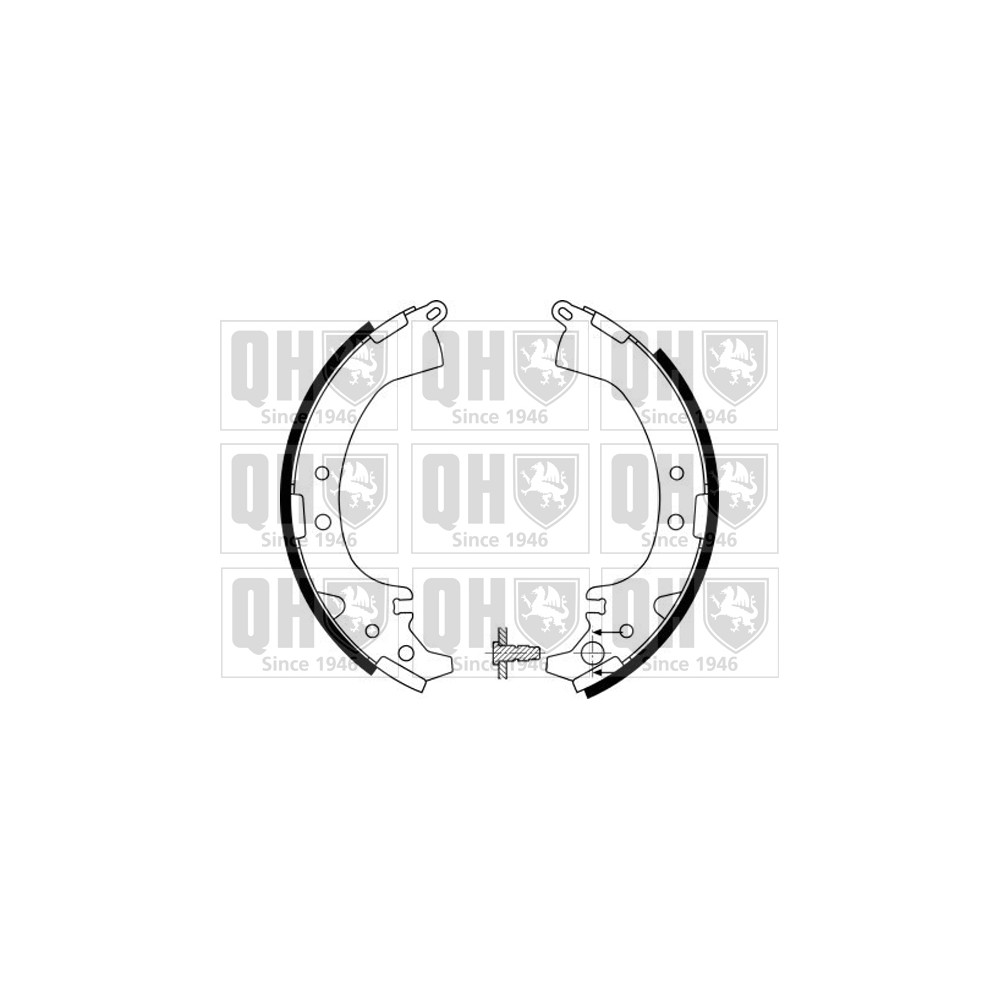 Image for QH BS1148 Brake Shoes