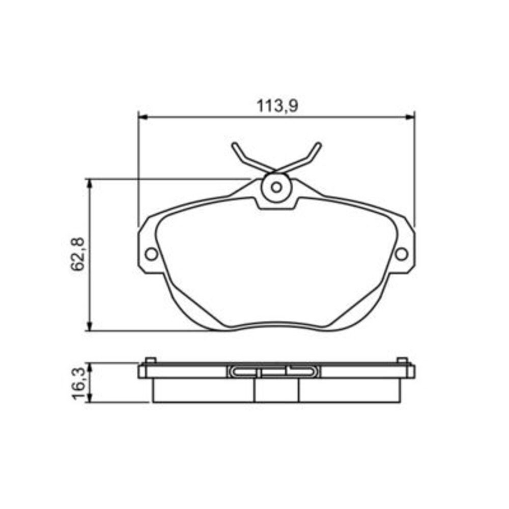 Image for Bosch Brake lining BP1306