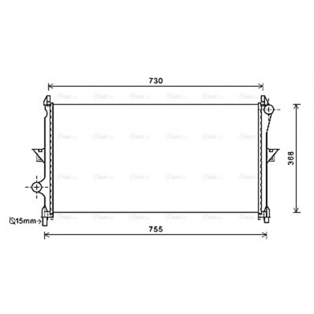 Image for AVA Cooling - Radiator