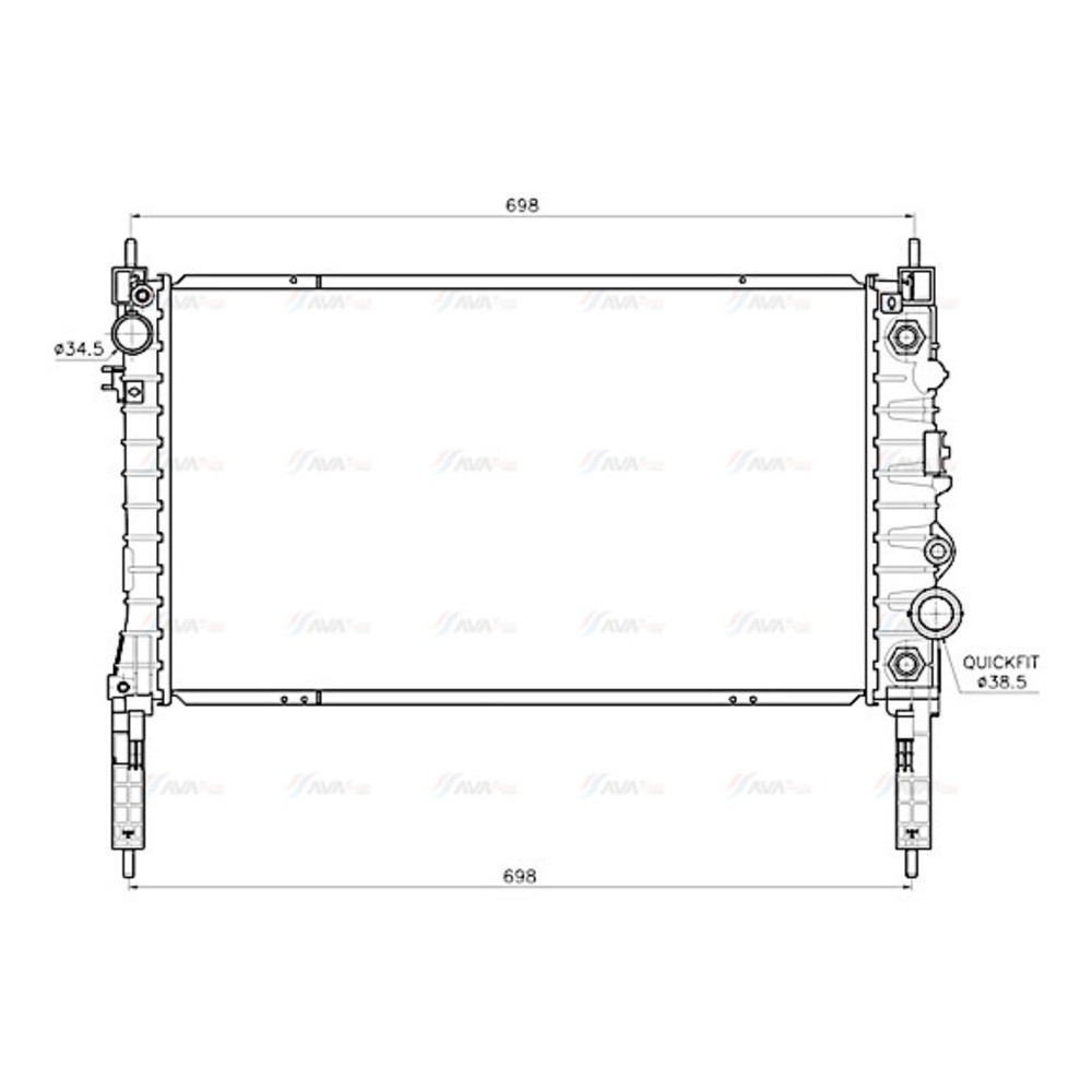 Image for AVA Cooling - Radiator