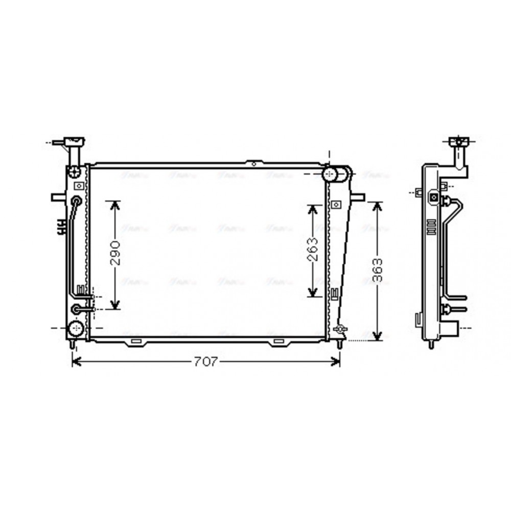 Image for AVA Cooling - Radiator