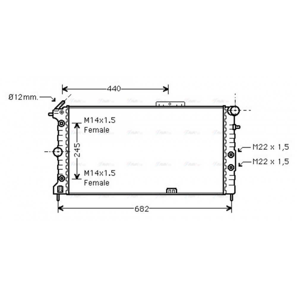 Image for AVA Cooling - Radiator