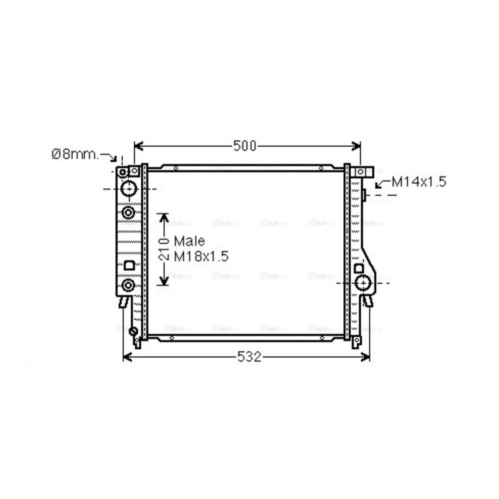 Image for AVA Cooling - Radiator