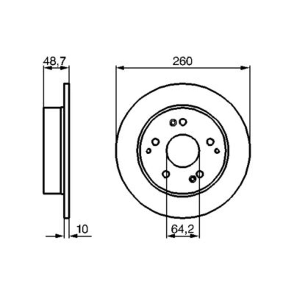 Image for Bosch Brake disc BD1092