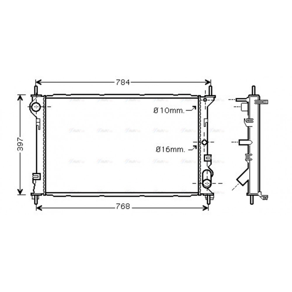 Image for AVA Cooling - Radiator