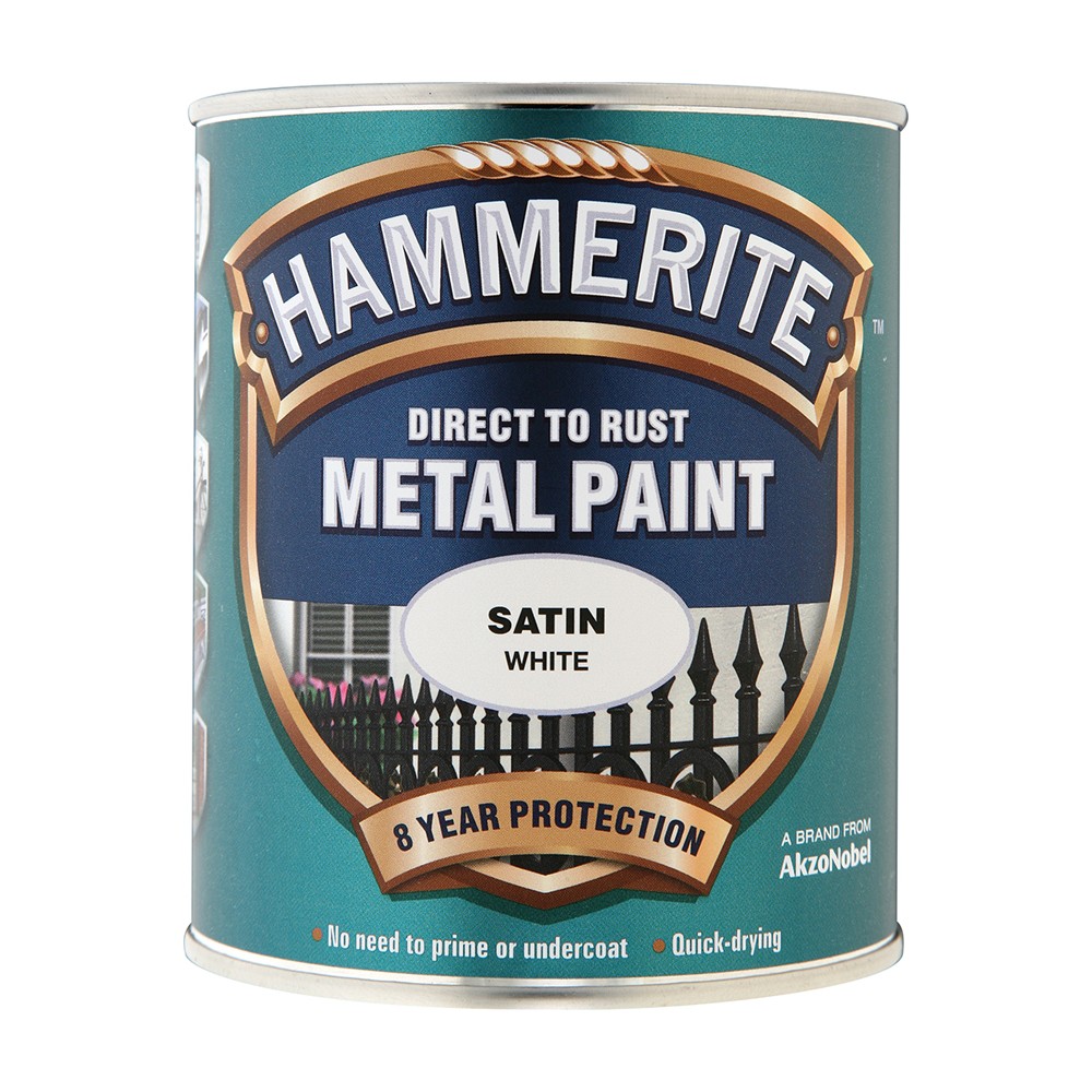Image for Hammerite 508 Metal Paint Satin White 750ml