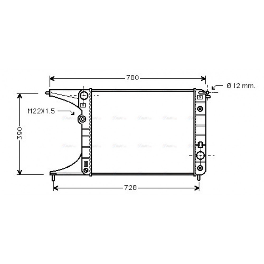 Image for AVA Cooling - Radiator