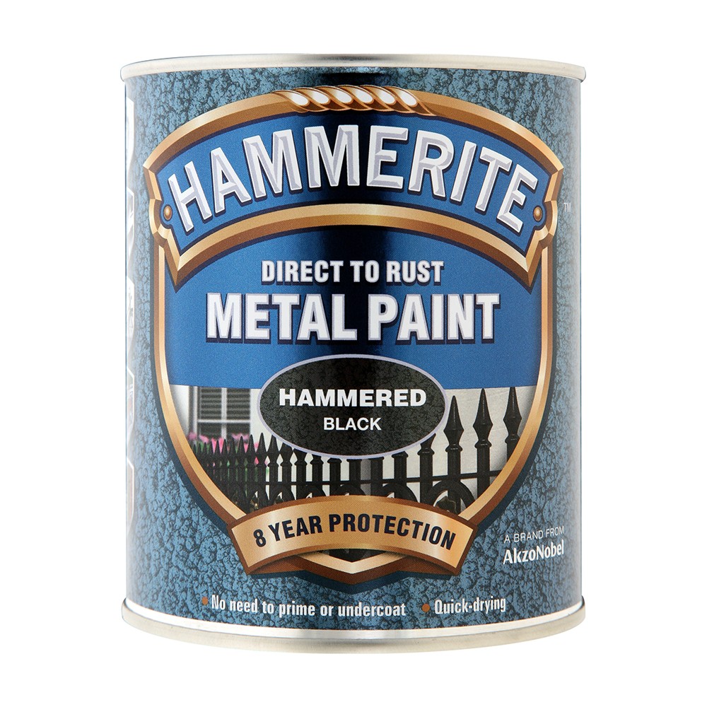 Image for Hammerite Hammered Black 750ml