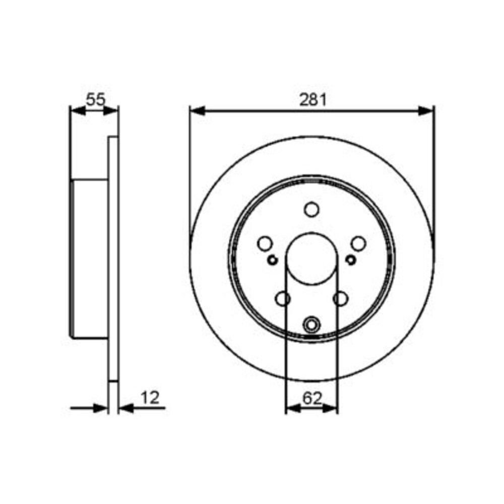 Image for Bosch Brake disc BD1257