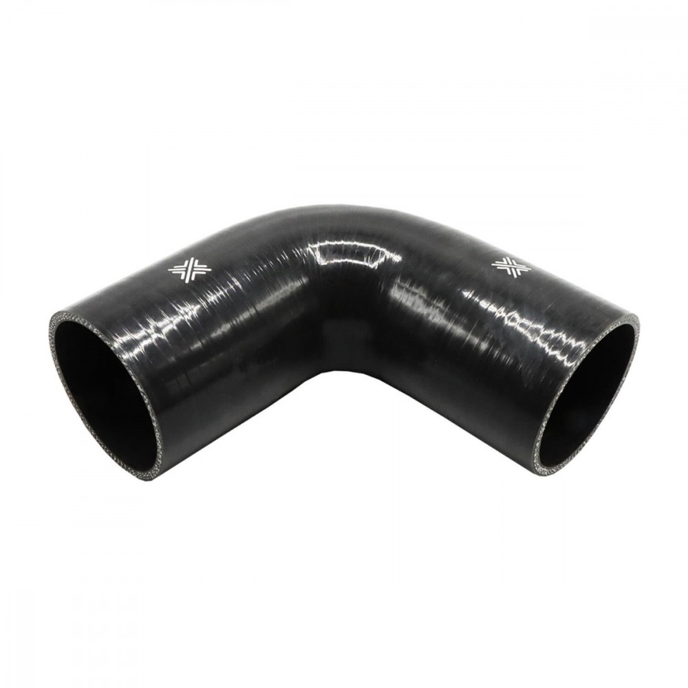 Image for Pipercross Performance Silicone HoseBlack 90Â° 76mm bore  152