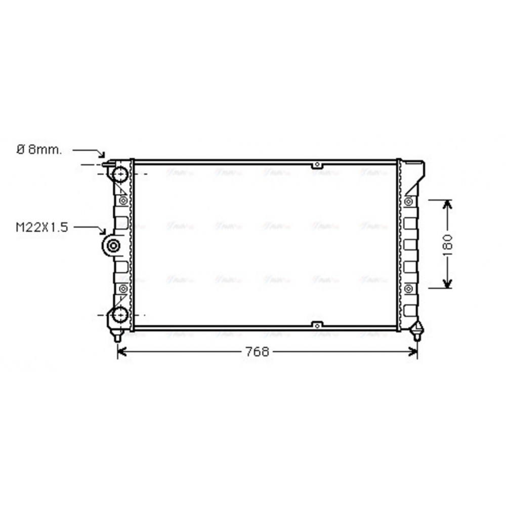 Image for AVA Cooling - Radiator