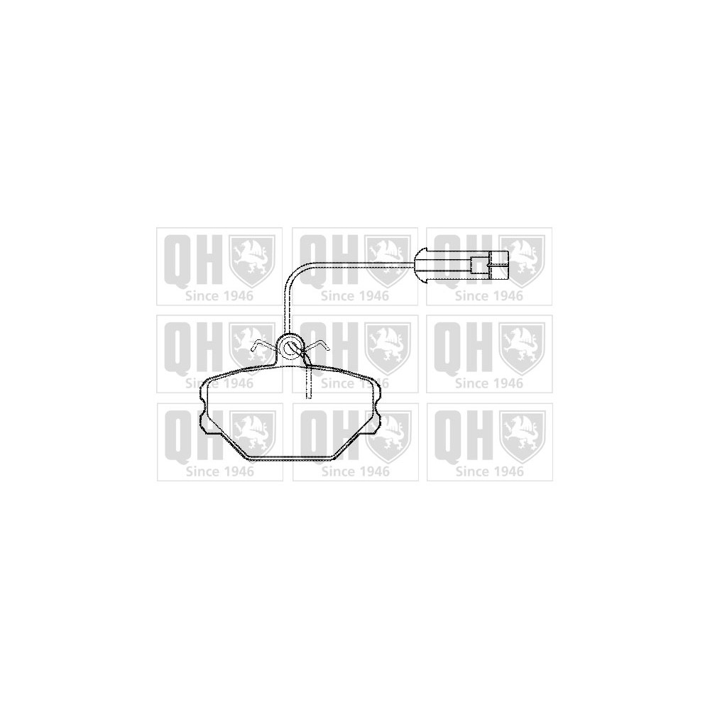 Image for QH BP467 Brake Pad Set