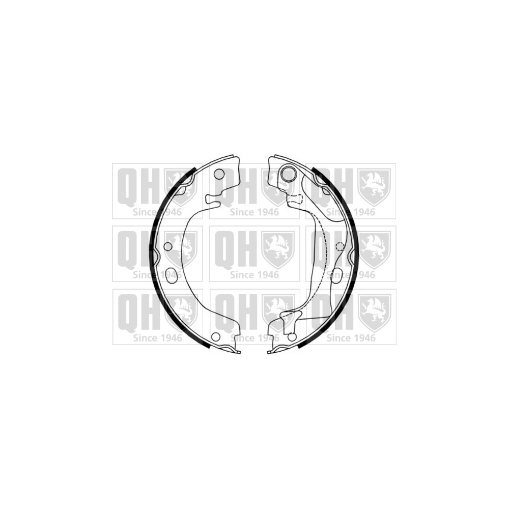 Image for QH BS1186 Brake Shoes