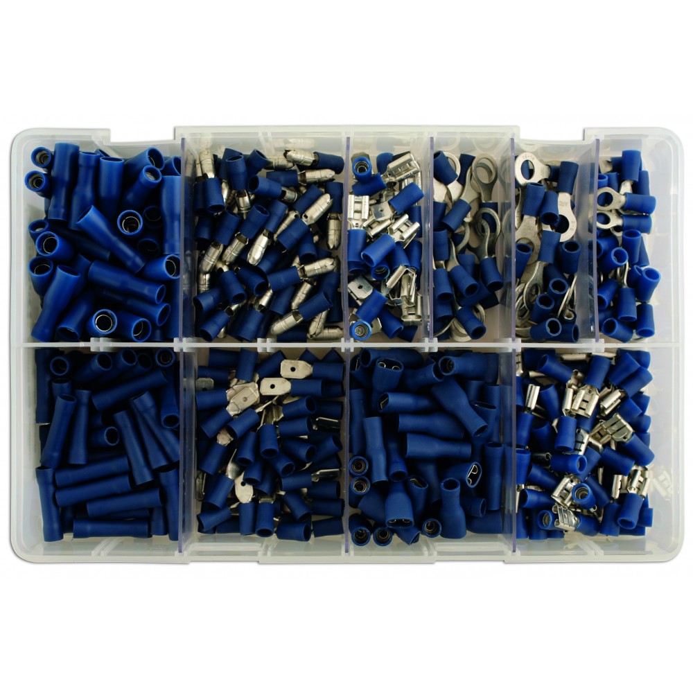 Image for Connect 31851 Assorted Blue Terminals Box Qty 280