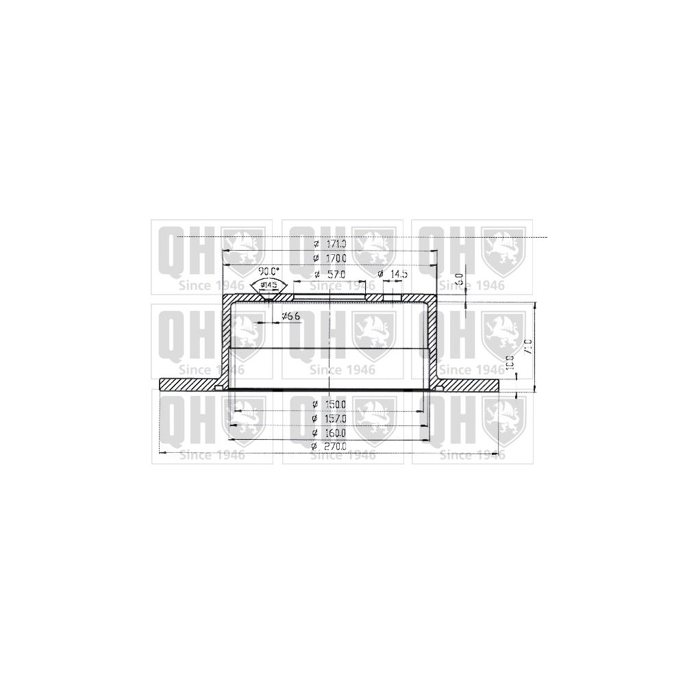 Image for QH BDC3776 Brake Disc