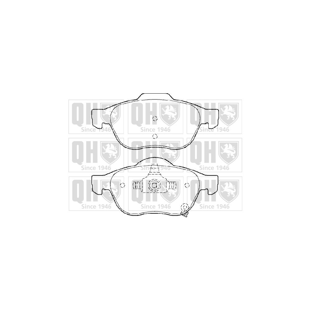 Image for QH BP1458 Brake Pad Set