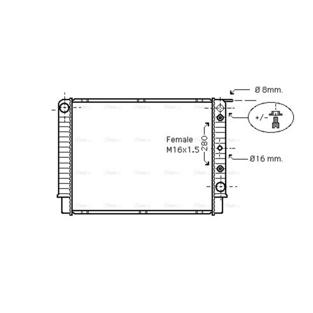 Image for AVA Cooling - Radiator