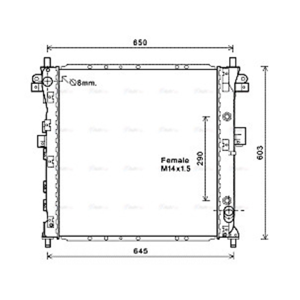 Image for AVA Cooling - Radiator