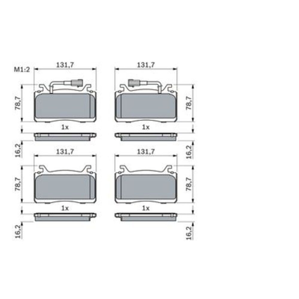 Image for Bosch Brake lining BP2396