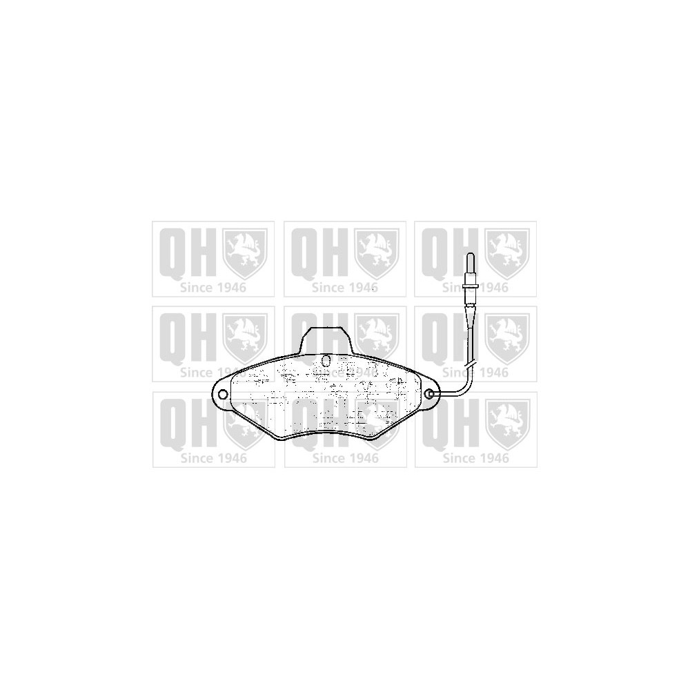 Image for QH BP597 Brake Pad Set