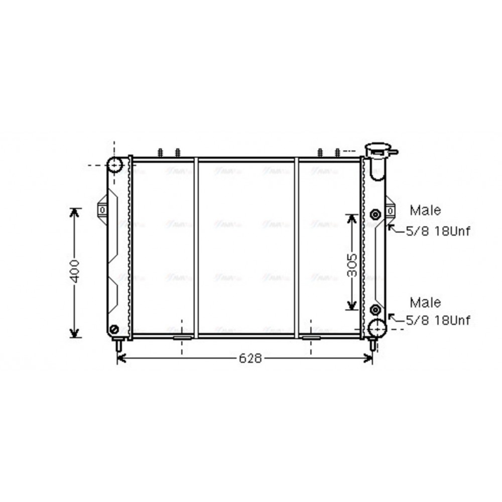 Image for AVA Cooling - Radiator