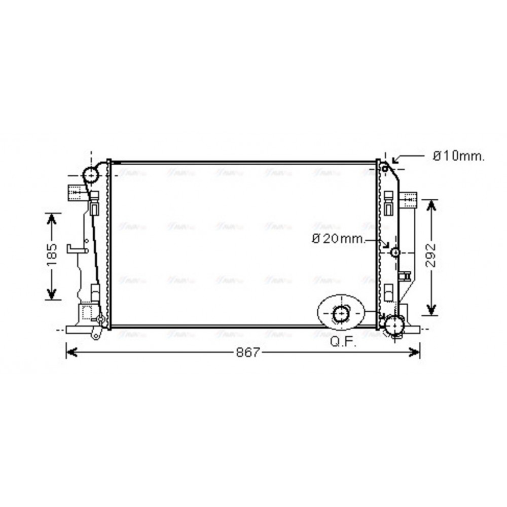 Image for AVA Cooling - Radiator