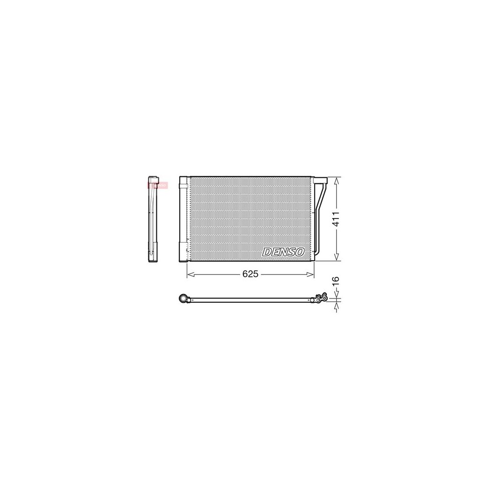 Image for Denso Condenser DCN05022