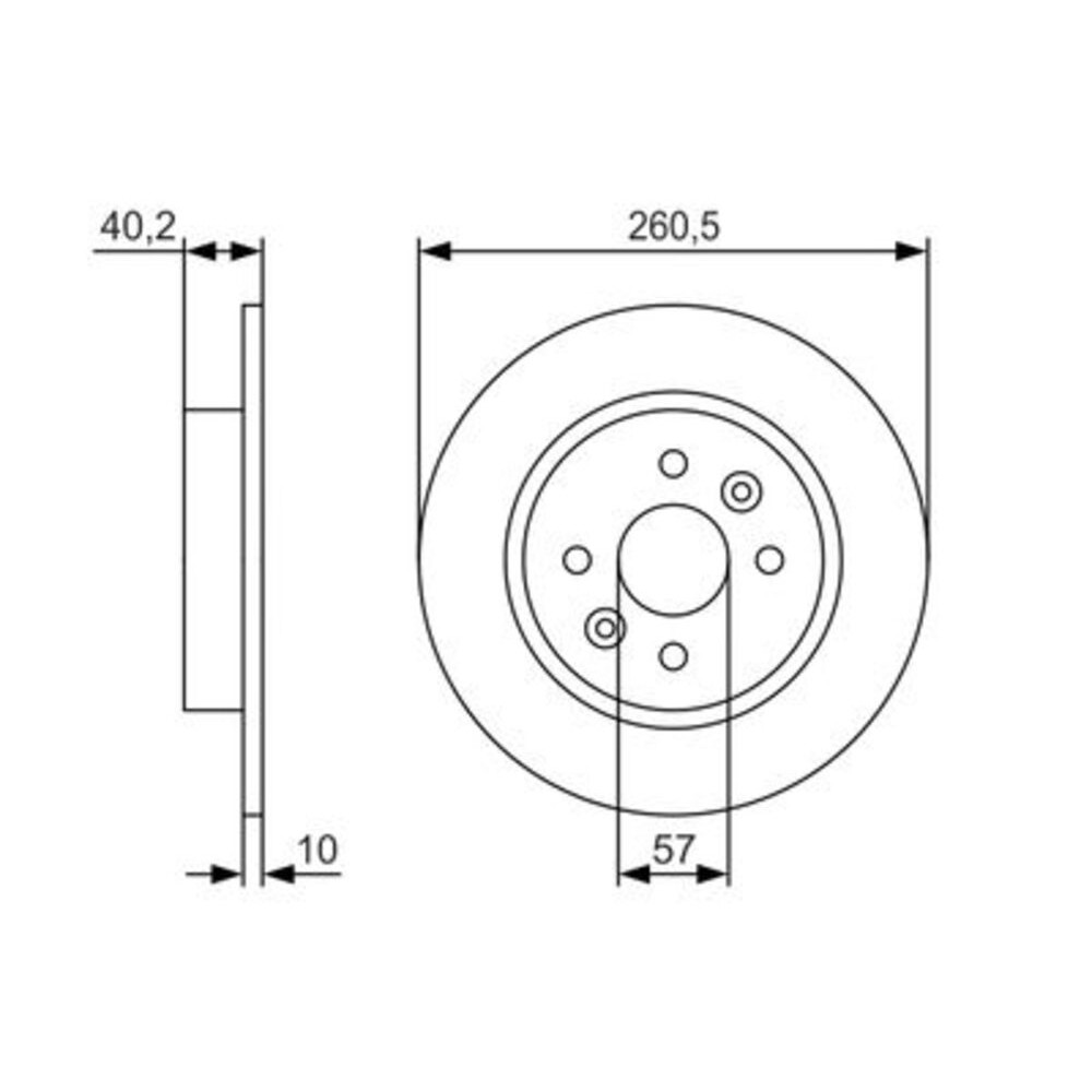 Image for Bosch Brake disc BD1973