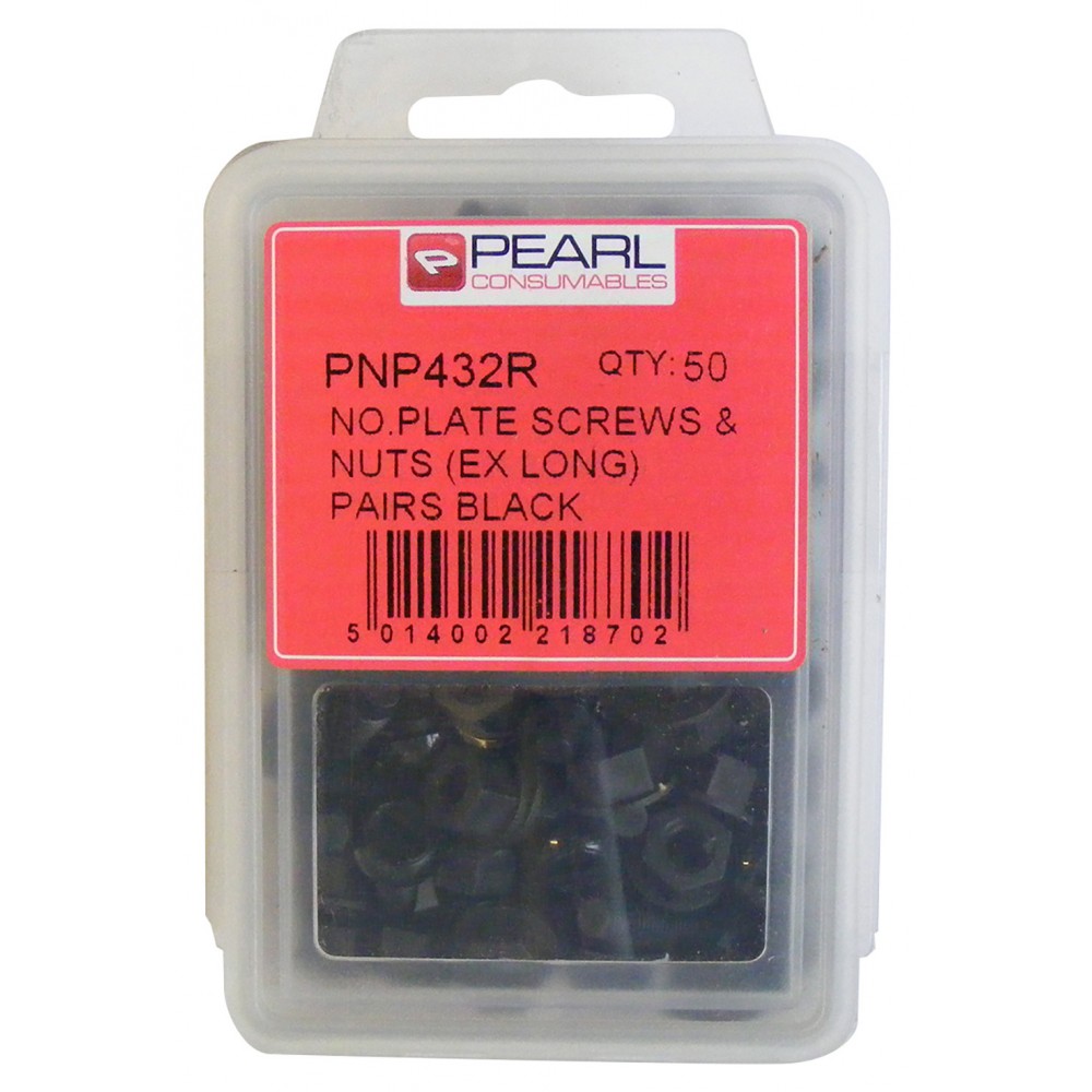 Image for Pearl PNP432R No Plate Screw & Nut Long Black