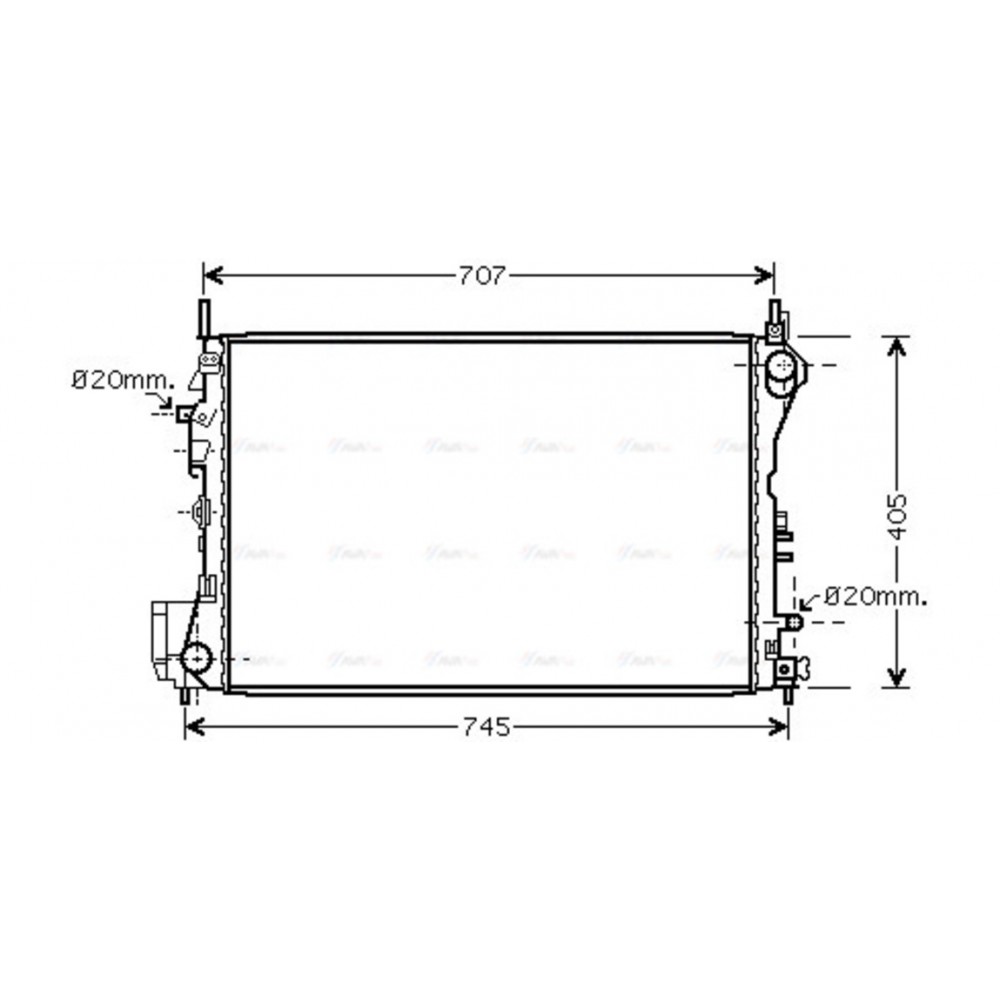 Image for AVA Cooling - Radiator