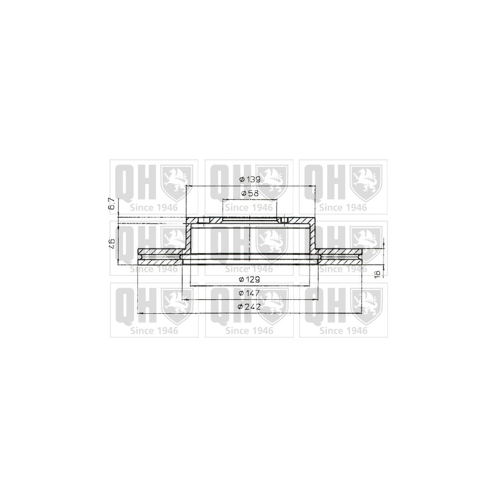 Image for QH BDC4960 Brake Disc