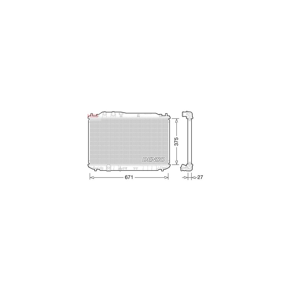 Image for Denso Radiator DRM40029