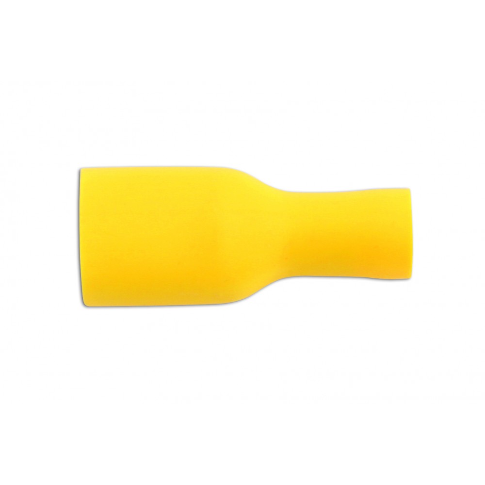 Image for Connect 30213 Yellow Female Fully Ins. Push-On 9.5mm Pk 100