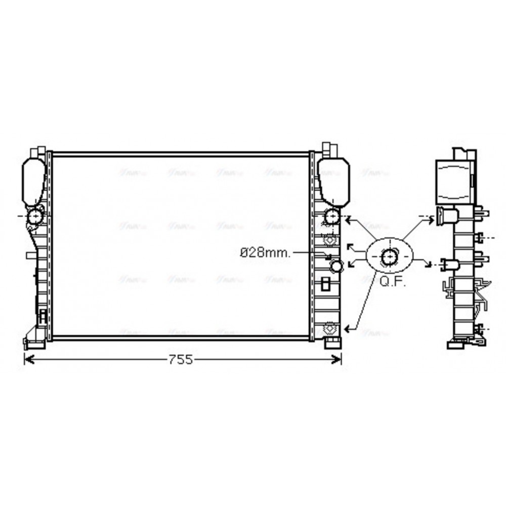 Image for AVA Cooling - Radiator