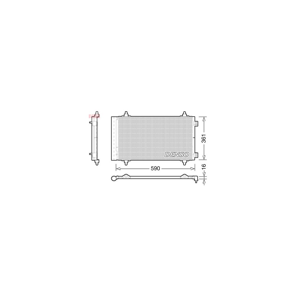 Image for Denso Condenser DCN21018