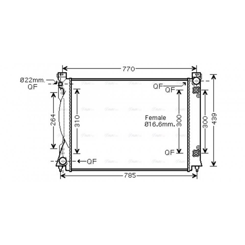 Image for AVA Cooling - Radiator