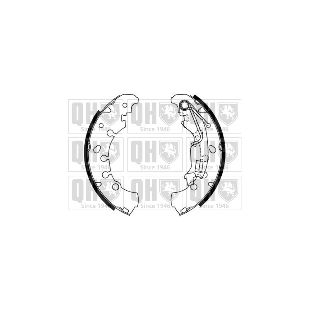 Image for QH BS1163 Brake Shoes