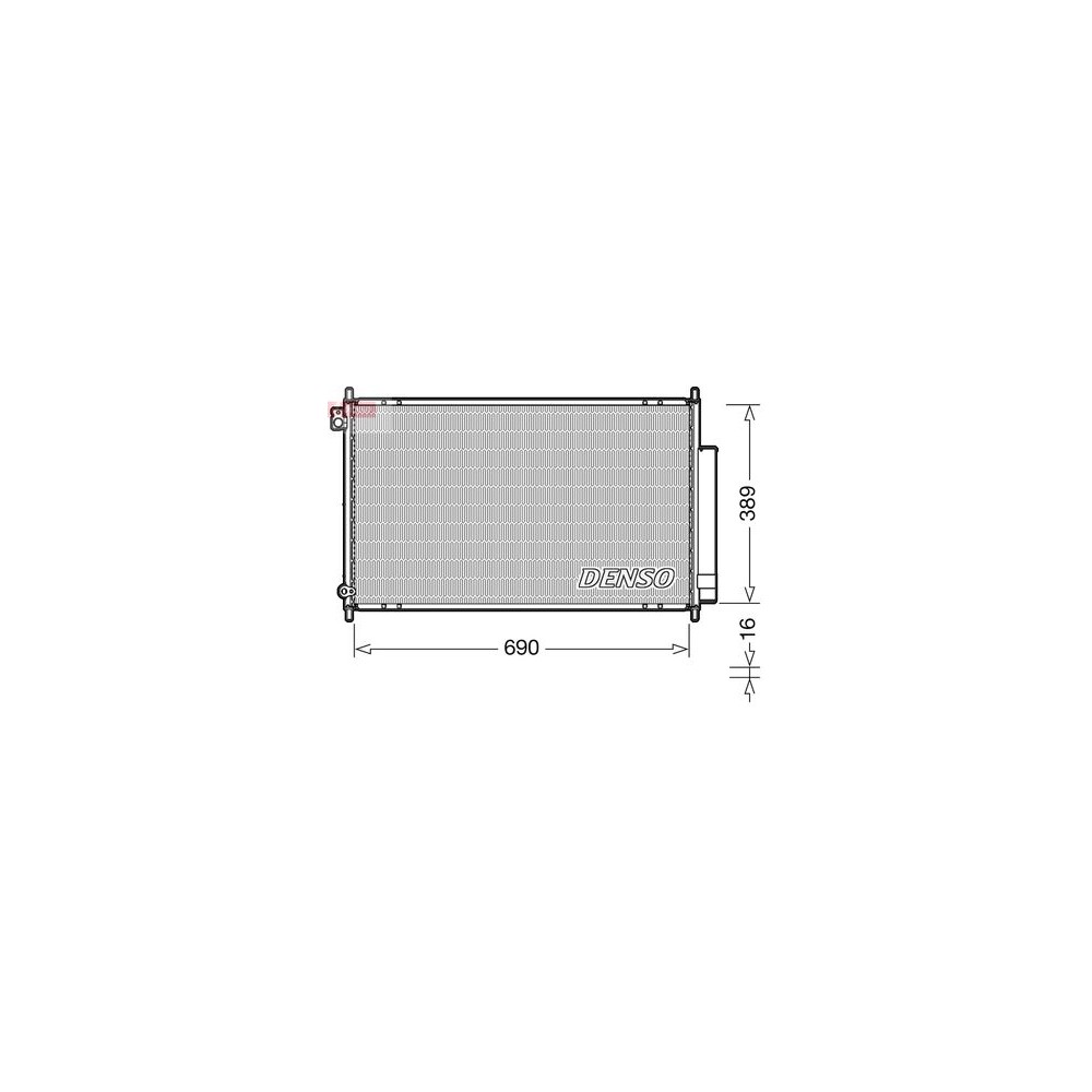 Image for Denso Condenser DCN40016