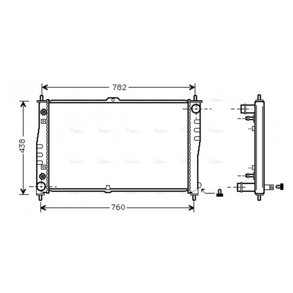 Image for AVA Cooling - Radiator