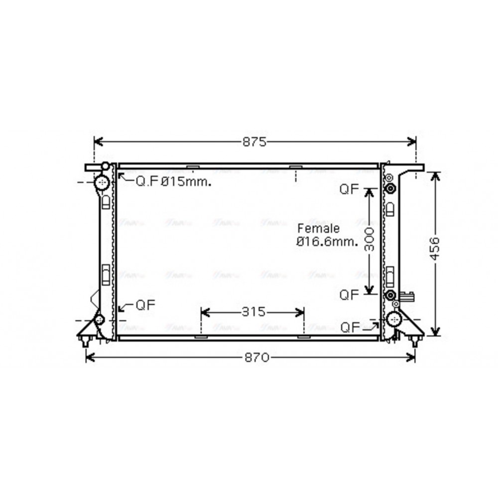 Image for AVA Cooling - Radiator