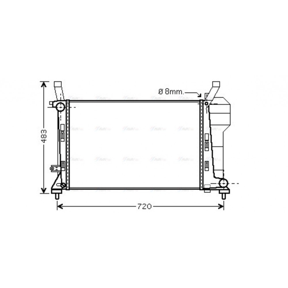 Image for AVA Cooling - Radiator