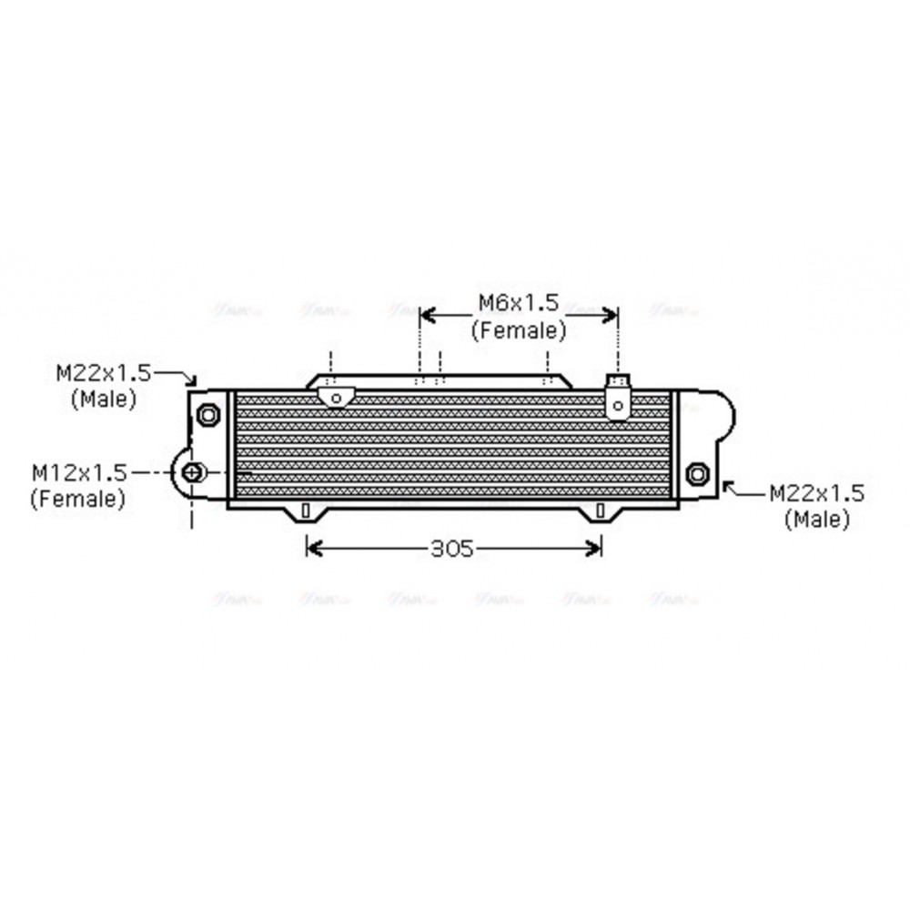 Image for AVA Cooling - Oil Cooler