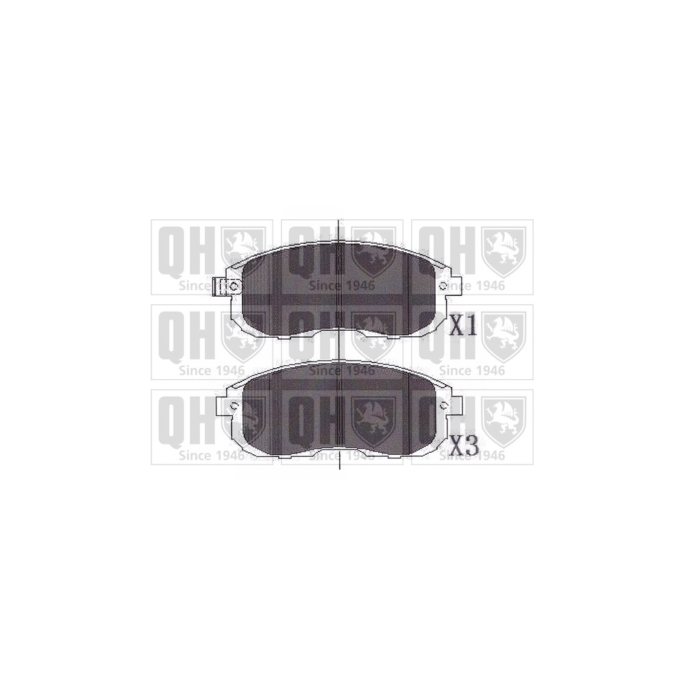 Image for QH BP1769 Brake Pad Set