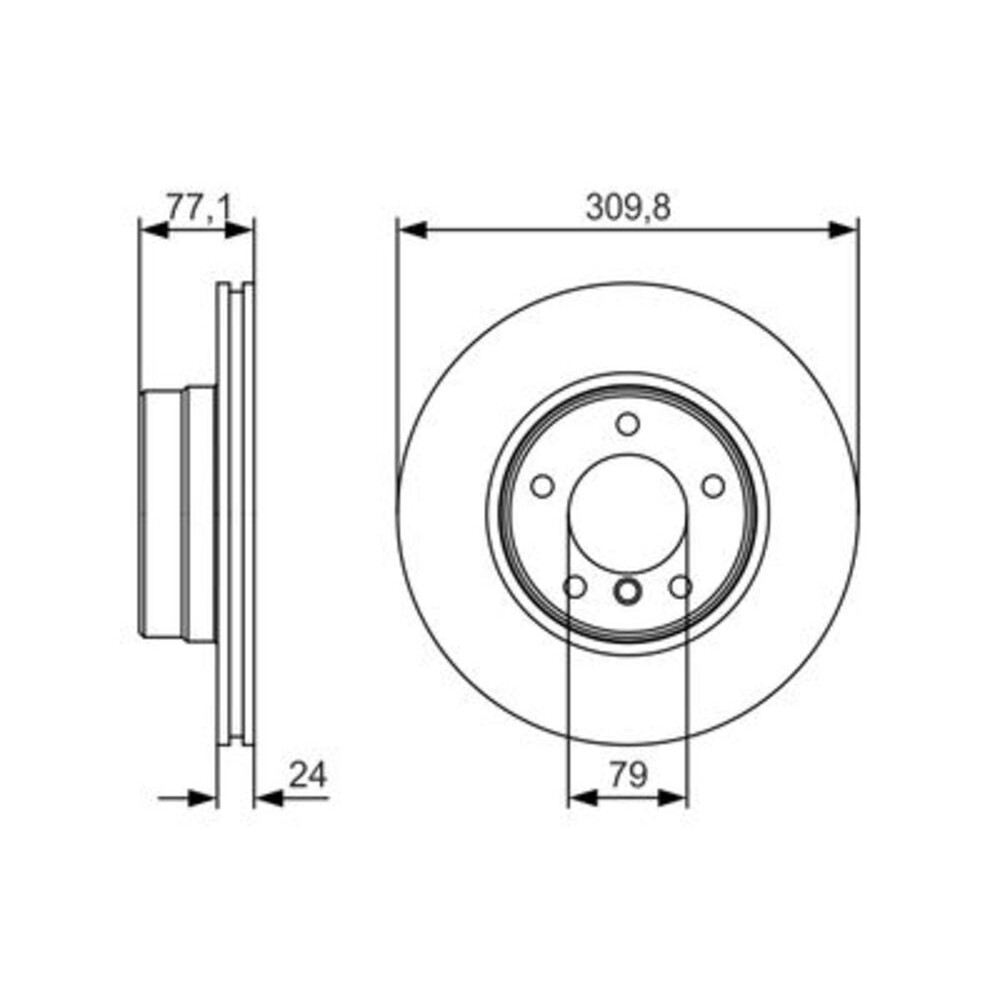 Image for Bosch Brake disc BD1928