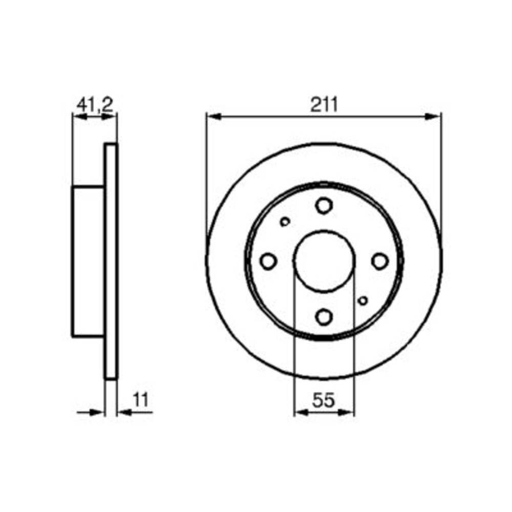 Image for Bosch Brake disc BD960